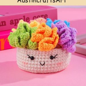 Mixed Color Floral Crochet Coaster Kit