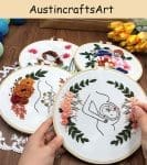 3D Flowers Mother's Day Embroidery Kit