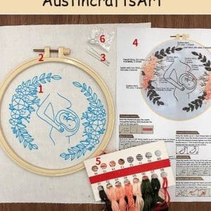 3D Flowers Mother's Day Embroidery Kit