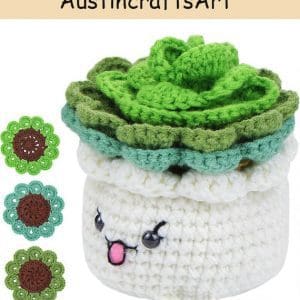 Plant Tabletop Coaster Crochet Kit