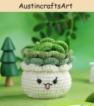 Plant Tabletop Coaster Crochet Kit