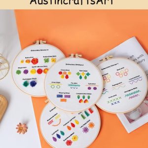 Basic Stitch Sampler Embroidery Kit