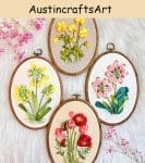 3D Silk Ribbon Flower Embroidery Kit