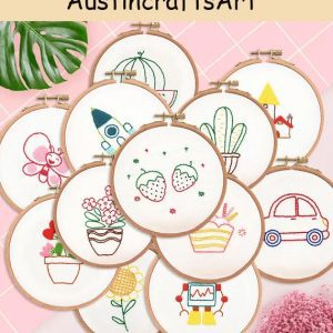 Floral Fruit Kids Embroidery Kit