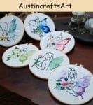 Creative Girls Butterfly Embroidery Kit