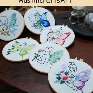 Creative Girls Butterfly Embroidery Kit