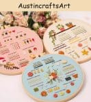 Flower Plant Sampler Embroidery Kit