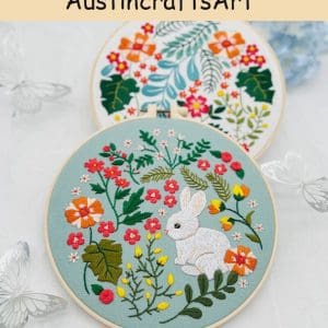 Plants And Flower Embroidery Kit