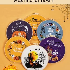 DIY Halloween Beginner Embroidery Kit