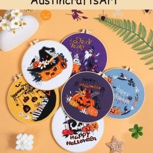 Funny Happy Halloween Embroidery Kit