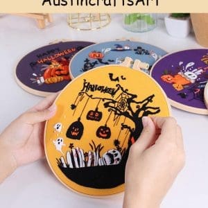 Funny Happy Halloween Embroidery Kit