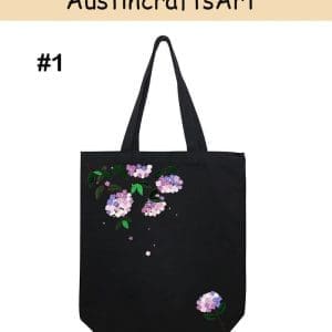 Pretty Flowers Tote Bag Embroidery Kit