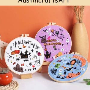 Funny Ghost Halloween Embroidery Kit