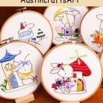 Cute Rabbit Kids Embroidery Kit