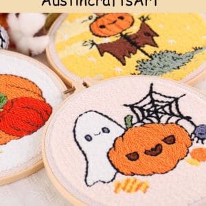 Cute Halloween Punch Needle Kit