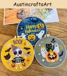 Cute Happy Halloween Embroidery Kit