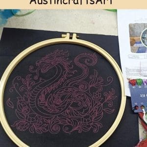 Chinese Style Snake Embroidery Kit