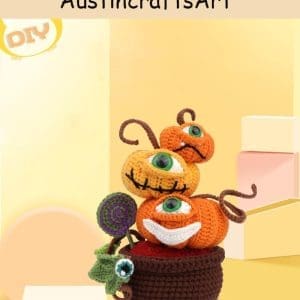 Funny Halloween Potted Crochet Kit