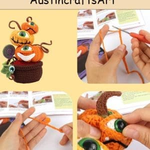 Funny Halloween Potted Crochet Kit