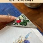 Flower Corner Bookmark Embroidery Kit