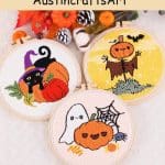 Cute Halloween Punch Needle Kit