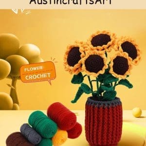 Sunflower Potted Crochet Kit