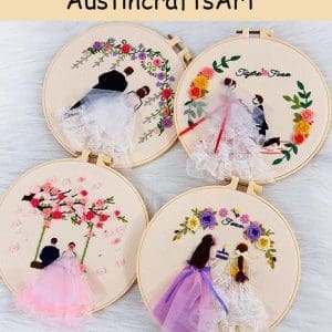 Beginner Wedding Embroidery Kit