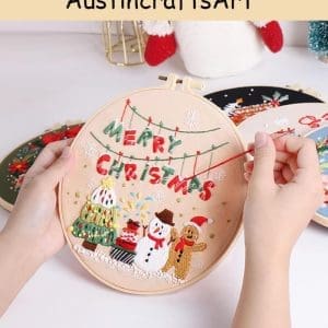 DIY Christmas Embroidery Kit