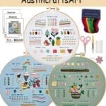 Simple Beginner Sampler Embroidery Kit