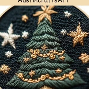 3D Christmas Tree Embroidery Kit