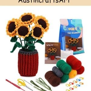 Sunflower Potted Crochet Kit