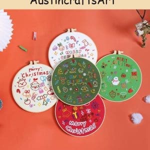 Beginner Merry Christmas Embroidery Kit