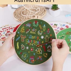 Beginner Merry Christmas Embroidery Kit