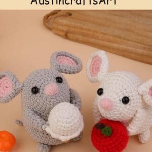 Cute Two Mouse Crochet Kit